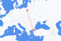 Flights from Warsaw to Edremit