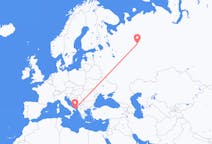 Flights from Syktyvkar, Russia to Brindisi, Italy