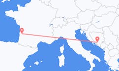 Flyg från Mostar till Bordeaux