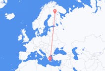 Flights from Chania in Greece to Kuusamo in Finland