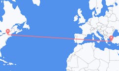 Flights from Albany to Samos