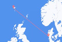 Flights from Esbjerg, Denmark to Sørvágur, Faroe Islands