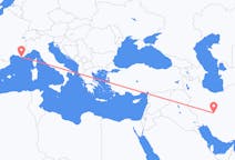 Flug frá Isfahan til Toulon