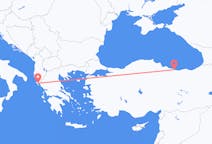 Flights from Ordu to Corfu