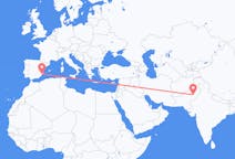 Flights from Multan to Alicante