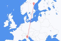 Flights from Bologna, Italy to Sundsvall, Sweden