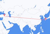Flüge von Miyazaki, Japan nach Elazığ, die Türkei