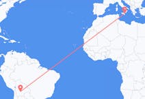 Flights from Sucre, Bolivia to Catania, Italy
