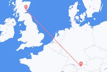 Flights from Dundee, the United Kingdom to Innsbruck, Austria