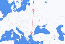 Flyreiser fra Minsk, Hviterussland til Alexandroupolis, Hellas
