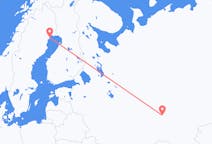 Fly fra Nizjnekamsk til Luleå