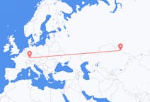 Flyrejser fra Pavlodar, Kasakhstan til Stuttgart, Tyskland