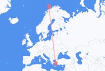 Flyg från Sitia, Grekland till Tromsö, Norge