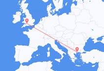 Flights from Kavala, Greece to Bristol, England