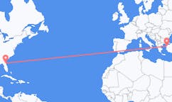 Flyreiser fra Jacksonville, USA til Edremit, Tyrkia