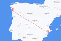 Vols depuis la ville de Vigo vers la ville d'Alicante