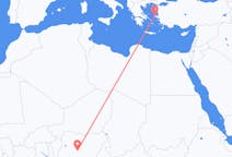 Flyreiser fra Abuja, Nigeria til Khios, Hellas