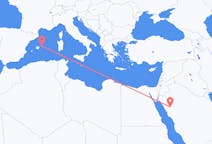 Flights from Al-`Ula to Mahon