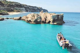 Amazing private boat tour, up to 9 people. Tropea to CapoVaticano