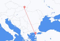 Flyg från Kosice, Slovakien till Canakkale, Turkiet