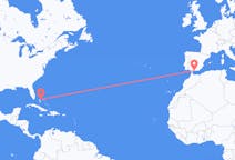Flyrejser fra Nassau til Malaga