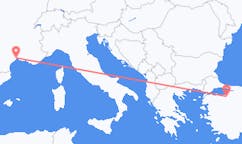 Flights from Bursa, Turkey to Montpellier, France
