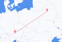Vuelos de Minsk, Bielorrusia a Salzburgo, Austria