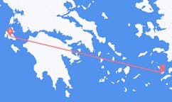 ギリシャのカリムノス島から、ギリシャのケファリニアまでのフライト