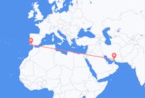 Vluchten van Bandar Abbas, Iran naar Faro, Napoli, Portugal