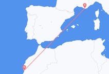 Flyg från Agadir till Toulon