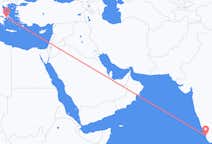 Flyrejser fra Kochi, Indien til Athen, Grækenland