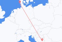 Flyrejser fra Sarajevo, Bosnien-Hercegovina til Vesterland, Tyskland