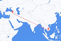 出发地 越南出发地 胡志明市目的地 土耳其賓格爾的航班