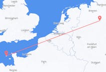 Flug frá Saint Peter Port, Guernsey til Hannover, Þýskalandi