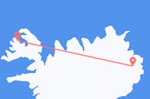 Lennot Ísafjörðurista (Islanti) Egilsstaðirille (Islanti)