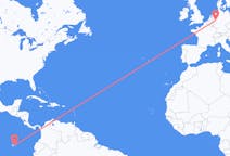 Flyreiser fra Baltra, Ecuador til Dortmund, Tyskland