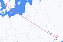Vols depuis la ville de Zaporojie vers la ville de Halmstad
