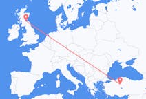 Flights from Ankara in Turkey to Edinburgh in Scotland