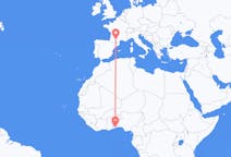 Flights from Lomé, Togo to Toulouse, France