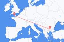 Flyreiser fra Plovdiv, Bulgaria til St Peter Port, Guernsey