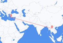 Flights from Nan Province, Thailand to Rhodes, Greece