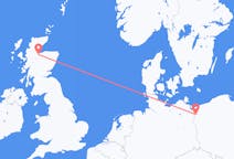 Flyreiser fra Inverness, Skottland til Szczecin, Polen