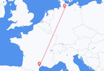 Flights from Béziers, France to Hamburg, Germany