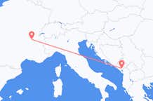 Flyg från Podgorica till Lyon