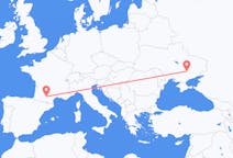 Flights from Zaporizhia, Ukraine to Toulouse, France