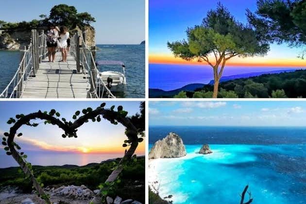Romantic Sunset in Zakynthos Agalas Caves & Myzithres Viewpoint
