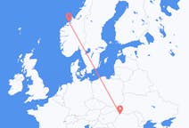 Flyg från Kristiansund till Satu Mare