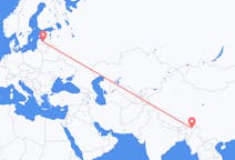 Flyg från Dibrugarh, Indien till Riga, Indien