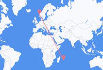 Flights from Mauritius Island to Florø
