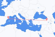 Flights from Erzurum, Turkey to Barcelona, Spain